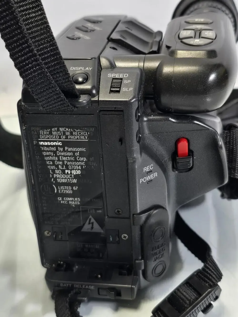 Panasonic PV-IQ304D VHS-C Camcorder 1994 Untested As-Is Parts Repair Japan Made